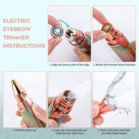 2 in 1 eyebrow trimmer