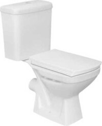 Italian Square Toilet - Color: White