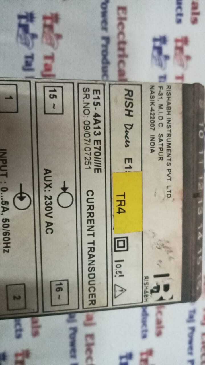 RISHABH E15-4A13 E70////E CURRENT TRANSDUCER