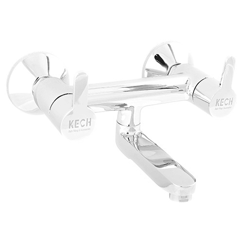 Kech Wall Mixer Non Telephonic - Color: Silver