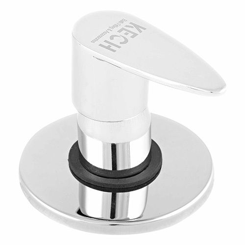Standard Size Concealed Stop Cock Upper Part Silver - Finish: Glossy