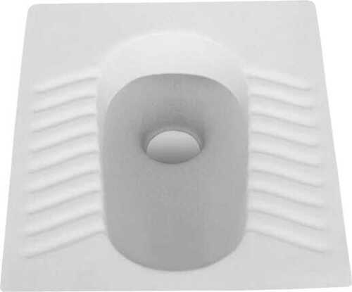 Orissa Pan  Indian Toilet Pan - Color: White