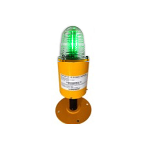 Helipad Elevated Perimeter Light - Color: Yellow Paint Coated