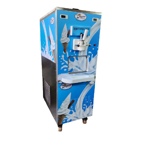 Softy Ice Cream Vending Machine Single with air pump floor