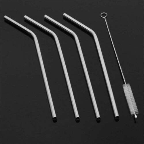 Reusable Drinking Straws Bent