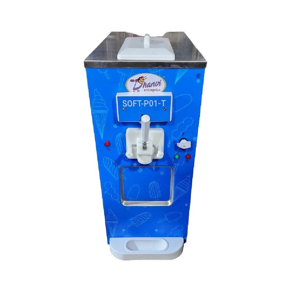 Soft Serve Gelato Ice Cream Machine Single flavour with airpump