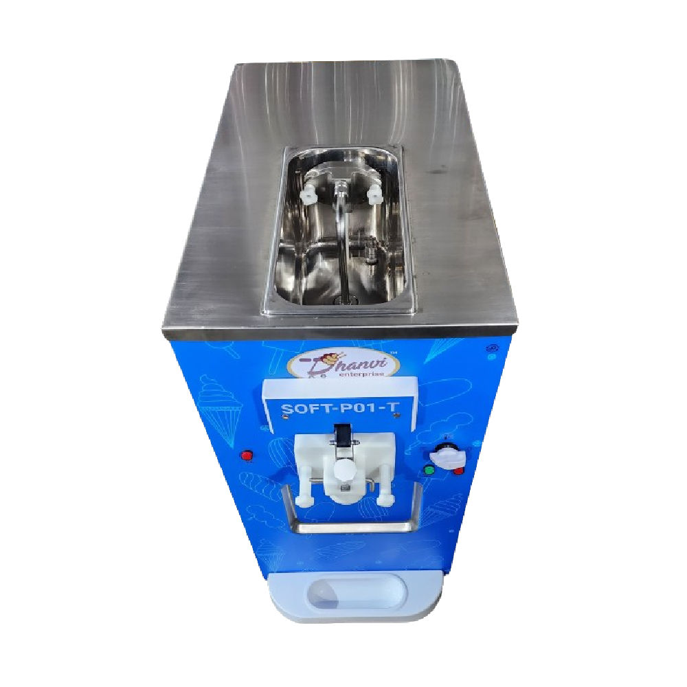 Soft Serve Gelato Ice Cream Machine Single flavour with airpump