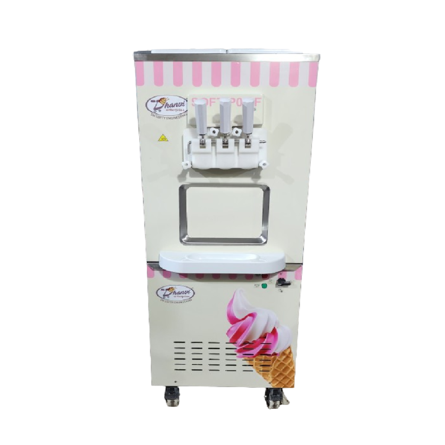 Softy Making Machine With airpump floor model 2+1 MIX