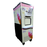 Softy Making Machine With airpump floor model 2+1 MIX
