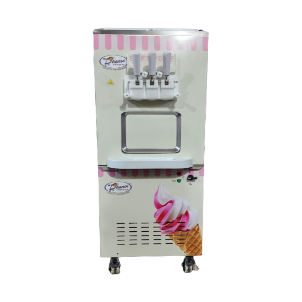 Softy Making Machine With airpump floor model 2+1 MIX
