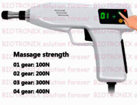 Plastics ABS Exercise Equipment Digital Electric Chiropractic Gun 400N Adjuster