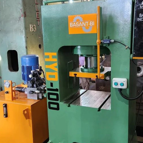 75 Ton H Type Hydraulic Power Press - Color: Green