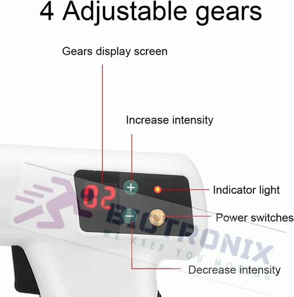 Next-Level Chiropractic Care Electrical 400N Force Impulse Gun, For Digital Spine Realignment Tool