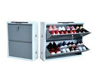 wall mounted shoe rack