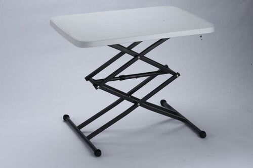 variable height adjustable folding table