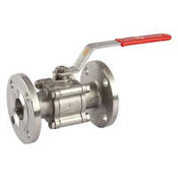 SS 3 Piece Flange End Ball Valve