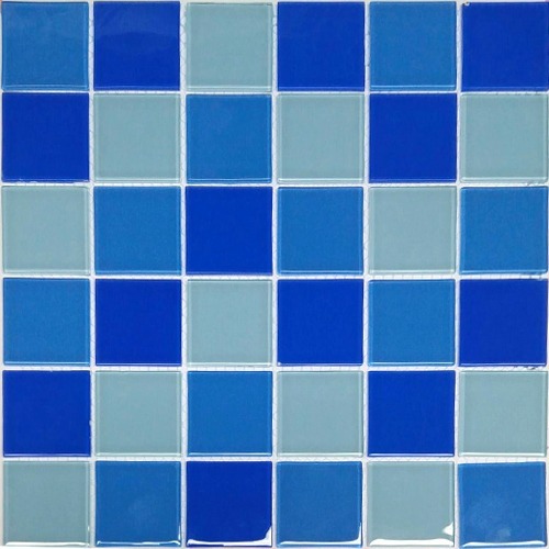 AVION CRYSTAL MOSAICS - Crystal, 48x48mm, Thickness 4mm, Joint Gap 3mm, Coverage 1 sq.ft. | Elegant Mosaic Design for Stylish Interiors