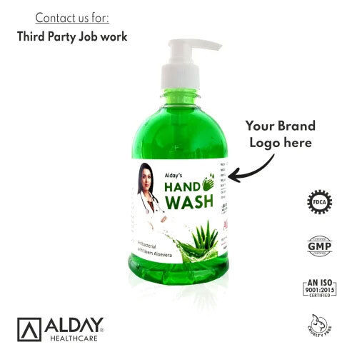 Aloevera Hand Wash 500Ml - Color: Green