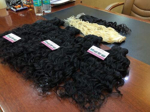 RAW INDIAN HAIR TEMPLE WEFT HAIR EXPORTER FACTORY PRICE  FULL HAIR BUNDLES