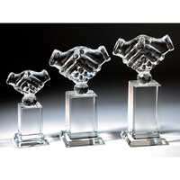 Printed Glass Trophy