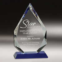 Printed Glass Trophy