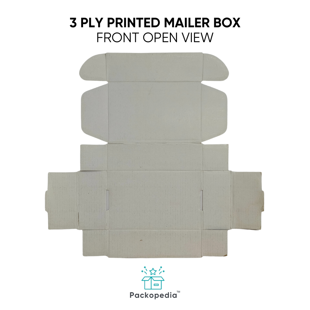 3 Ply Printed Corrugated Branded Mailer Box For Cosmetic Brands