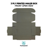 3 Ply Printed Corrugated Branded Mailer Box For Cosmetic Brands