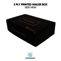 3 Ply Printed Corrugated Branded Mailer Box For Cosmetic Brands