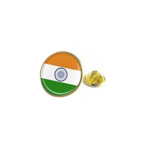 National Flag Lapel Pin - Color: Multicolour