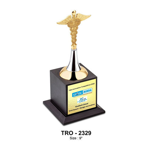 Tro-2329 - 9 Inch Metal Trophy - Color: Various Colors