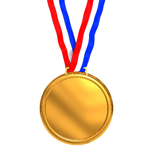 Winner Sports Medal - Shape: Round