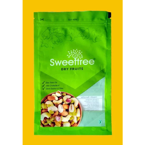 Dry Fruit Pp Printed Pouch - Color: Multi Colour