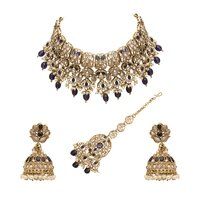 Wedding Collection |Reverse AD Jewelry|Traditional Necklace| Reverse AD Necklace| Mehandi plated | Gift For Her