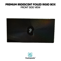 Customized Premium Iridescent Foiled Top Bottom Rigid Box