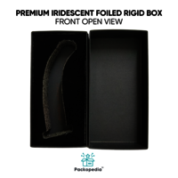Customized Premium Iridescent Foiled Top Bottom Rigid Box