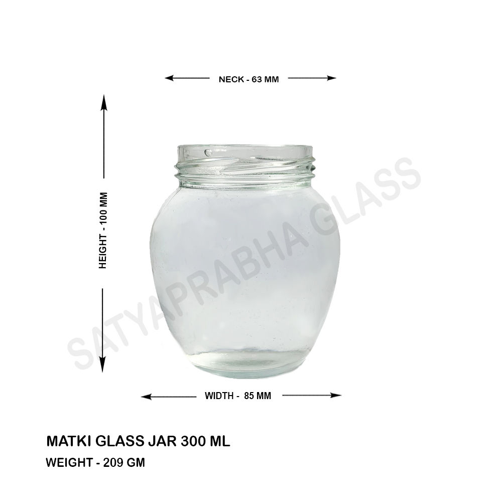 300 ML MATKI GLASS JAR