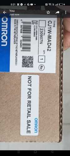 OMRON PLC, CJ1W-MAD42