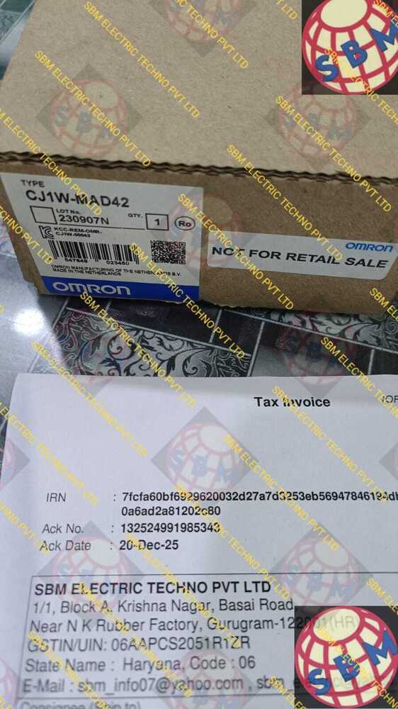 OMRON PROGRAMMABLE CONTROLLER, CJ1W-MAD42