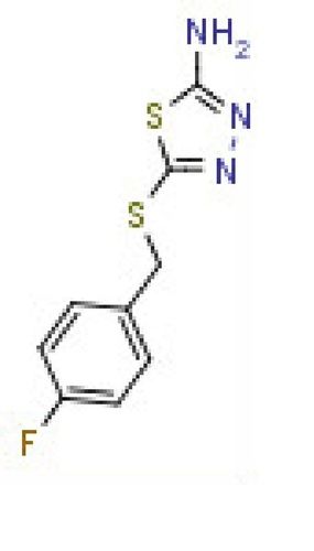 2-Amino-5-(4-fluorobenzylthio)-1,3,4-thiadiazole  95%