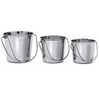Wipl-br 720 Pail Bucket - Color: Silver