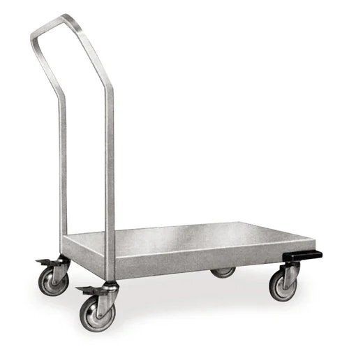 Steel Transport Trolleys - Color: Silver