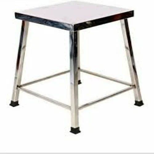 Stainless Steel Stools - Size: 1 X 1 X 2 (L X W X H)