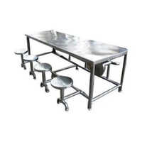 Stainless Steel Corrosion Free Rectangular Dining Table - Features: Good Quality