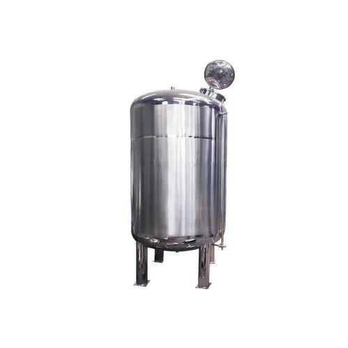 Stainless Steel Storage Tank - Color: Silver