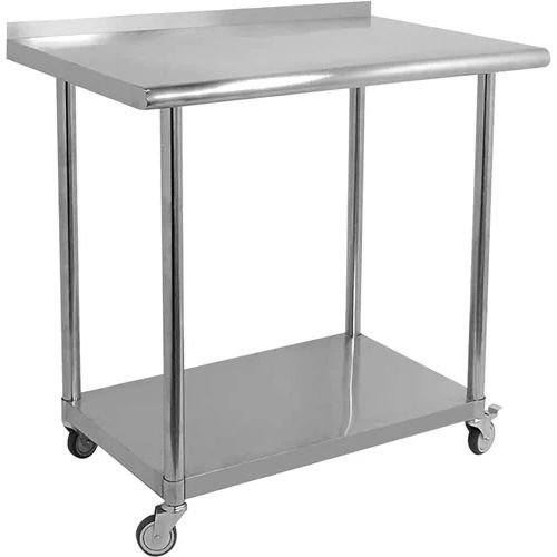 Stainless Steel Workbench - Color: Silver