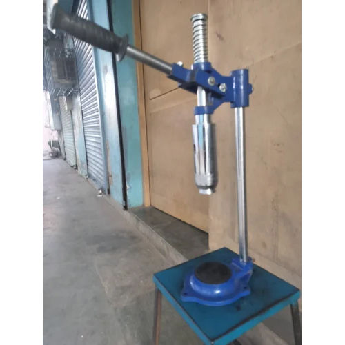 Stainless Steel Manual Capping Machine - Color: Blue