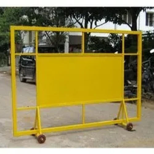 Road Safety Metal Barricade Stands - Size: Standard