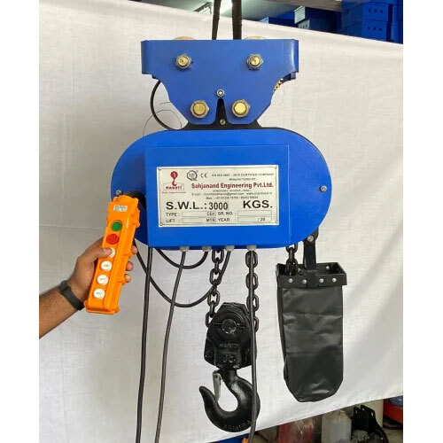 Heavy 3 Ton Motorized Chain Hoist