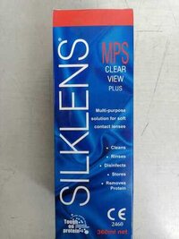 Silklens Multi Purpose Solution - Clear View Plus For Soft Contact Lenses | Gentle All-in-one Solutions For Effective Cleaning, Rinsing, And Disinfection