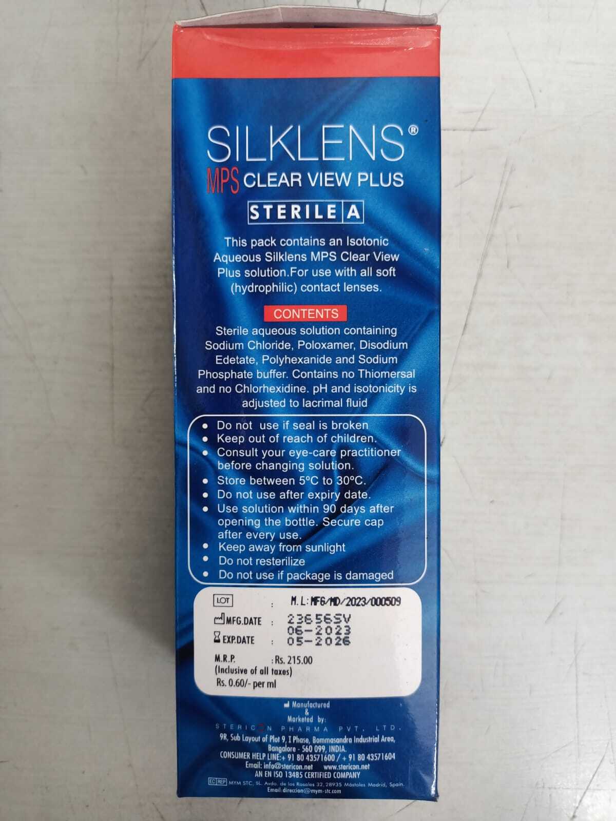 SILKLENS MULTI PURPOSE SOLUTION